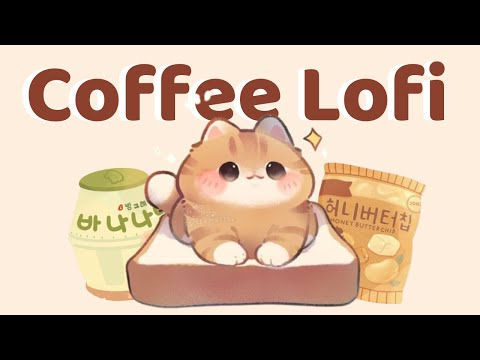 Coffee Lofi 🍊1 Hr Songs🍿  Stream cafe ✨cute & relaxing music ☀️ Make Your Day Better