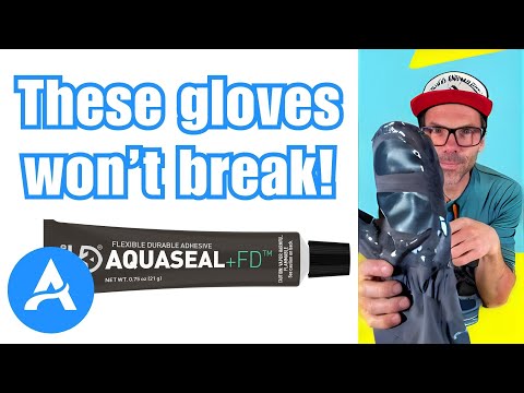 Hand dragging kills snowboard gloves! / A quick solution...