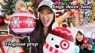 HUGE CHRISTMAS DECOR HAUL! Prepping for VLOGMAS 2024 🎄