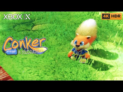 Conker: Live And Reloaded | 4K-HDR | Full Game - 100% Walkthrough - No Commentary Longplay