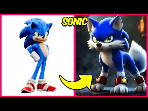 SONIC the Hedgehog 3 CHARACTERS as DOGS 2024 + Guess The Sonic the Hedgehog 3 Characters by Voice 🔵🦔