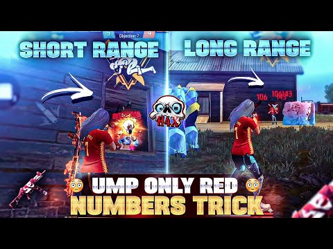 God Level UMP Headshot Trick - Short Range + Long Range 🔥🥵 | UMP headshot Trick In Free Fire