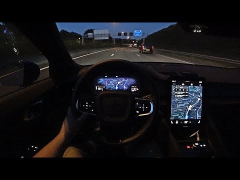 The New Polestar 2 Test Drive at NIGHT