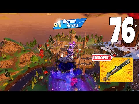 76 Elimination Solo Vs Squads "Zero Build" Gameplay Wins (Fortnite chapter 5)