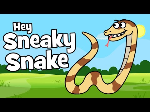 ♪ ♪ Funny Animal Children's Song - Hey Sneaky Snake | Hooray Kids Songs & Nursery Rhymes