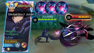 THIS IS THE REASON WHY JULIAN IS STILL OP (insane damage build) - Mobile Legends