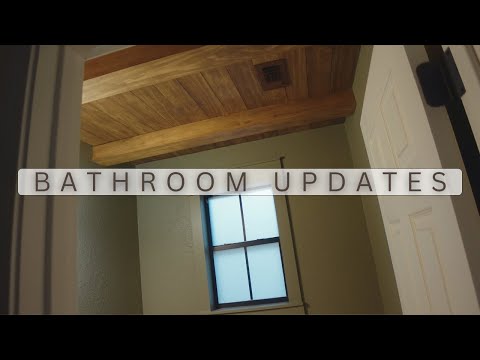 BATHROOM RE-MAKEOVER pt 3 | Drywall Repair + Painting