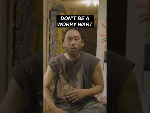 The key to stop worrying and end anxiety with David Choe