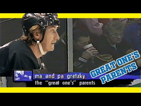 Walter & Phyllis Gretzky Watch Wayne and the Kings (Wayne gets robbed with goal taken away)