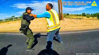 New Mexico Officers vs. Wanted Shooting Suspect