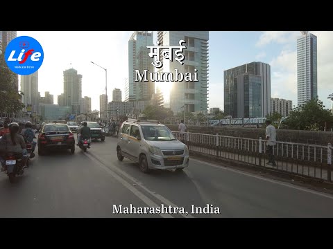 Mumbai City 4K Ride - Parel to Worli sea face