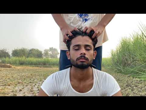 relax Full body massage ASMR video with new skill barber amazing shot