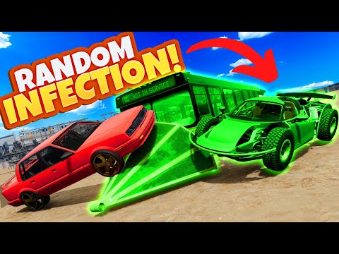 Random Car INFECTION Hide and Seek But with Pinball Physics in BeamNG Drive!