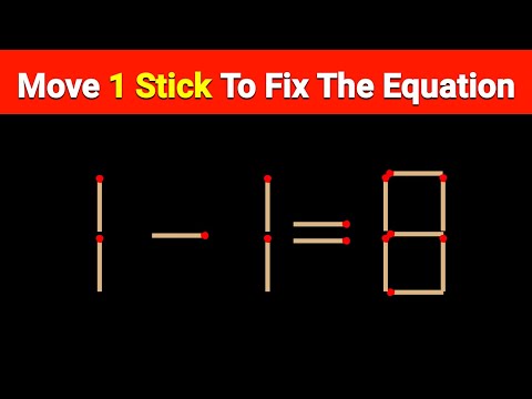 If you are genius solve this || Matchstick puzzle || Ep : 08