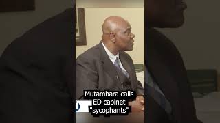 Mutambara calls ED cabinet sycophants #freetalk #hstvzim