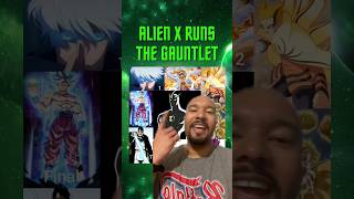 Alien X runs the gauntlet! #anime #manga #cartoon #ben10 #vs #naruto #onepiece #bleach #dbz #shorts