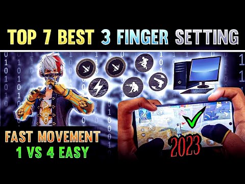 Top 7 Best 3 FINGER Custom Hud Free Fire🔥 (MOVMENT+HEADSHOT)😎 Best Custom Hud In FF | MALIK FF