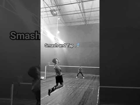 smash and tap 🏸#badminton#speed  #shorts