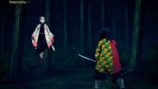 Giyu Tomioka Protects Nezuko & Tanjiro From Shinobu| Demon Slayer