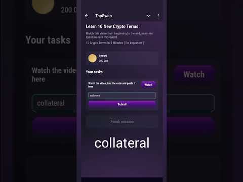 Code Learn 10 New Crypto Terms | TapSwap #crypto #bitcoin #cryptocurrency #tapswap #telegram