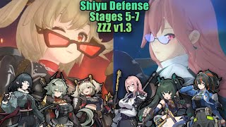 ZZZ 1.3 Shiyu Defense Stages 5-7 ft. Burnice/Caesar/Jane & Zhu Yuan/Qingyi/Yanagi (11/11/24)