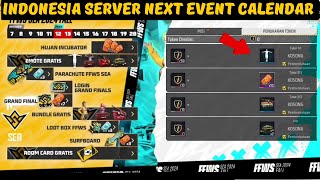 Indonesia Server Next Event Calendar & Free Incubator Voucher 🔥 ff Indonesia server new event today