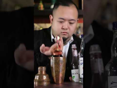 Best Bartender Mixing Cocktails Techniques #12 - #shorts #cocktail #bartender #christmas #asmr