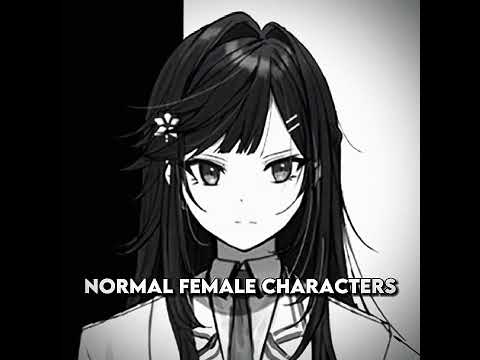 Normal vs Psychotic Female Character || Edit #anime #edit #animeedit