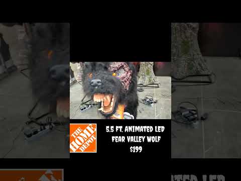 Zombie Wolf Animatronic Home Depot 2024 #halloweendecorations