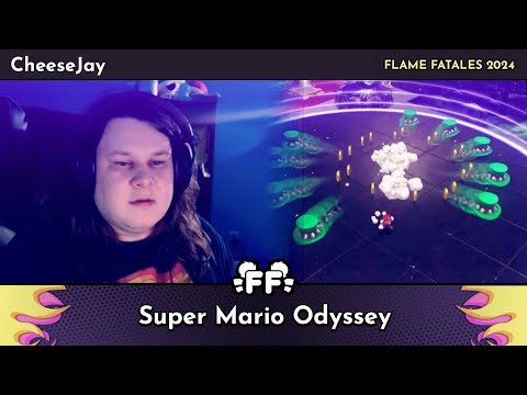 Super Mario Odyssey by CheeseJay in 1:48:35 - Flame Fatales 2024