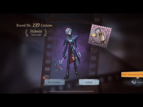 He’s so cool!! | Fool’s Gold: Stibnite Gameplay | Identity V Gameplay