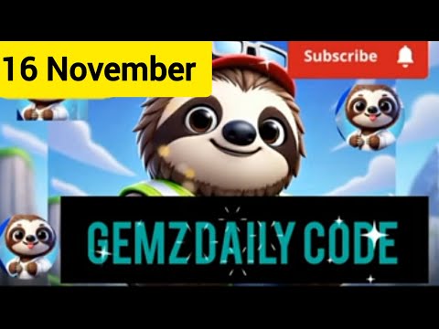 Gemz Daily Code Today 16 November