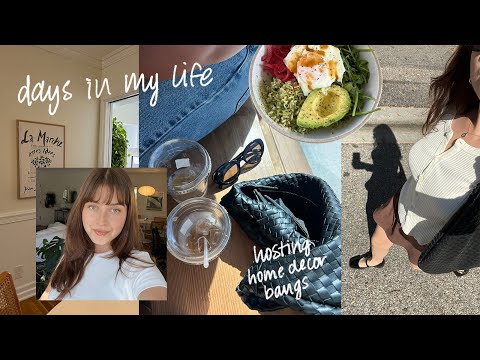 home decor updates, hosting, and the bangs are back (vlog)