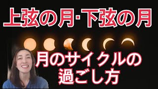 上弦の月・下弦の月・月のサイクルの過ごし方♯63