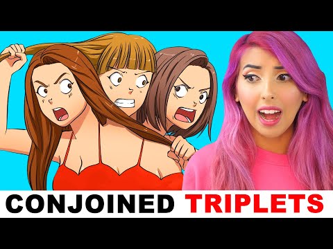 The Crazy Conjoined Triplets! (TRUE Story Animation Reaction)