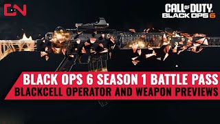 Black Ops 6 Season 1 Battle Pass - Blackcell Operator Skins and Weapon Previews