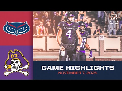 Game Highlights: Florida Atlantic vs East Carolina (Nov. 7, 2024)