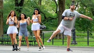 FUNNY WET FART PRANK in Central Park! Daddy Takes On New York! with @HumorBagel