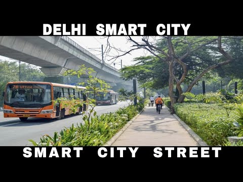 Delhi Smart City Street || Green Delhi || India || Debdut YouTube