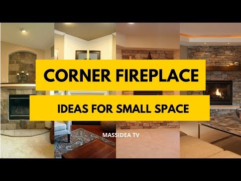 45+ Best Corner Fireplace Ideas for Small Space 2018