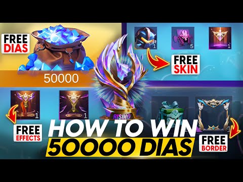 HOW TO WIN 50K DIAMONDS | AVATAR BORDER | RECALL AND MORE | RISING LEAGUE