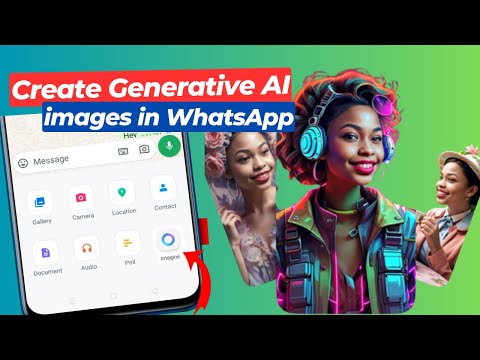 How to Create Generative AI images in WhatsApp |How to Generate AI Images on WhatsApp