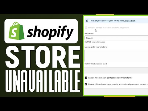 Why Is My Shopify Store Unavailable And How To Fix It [2024] Easy Tutorial