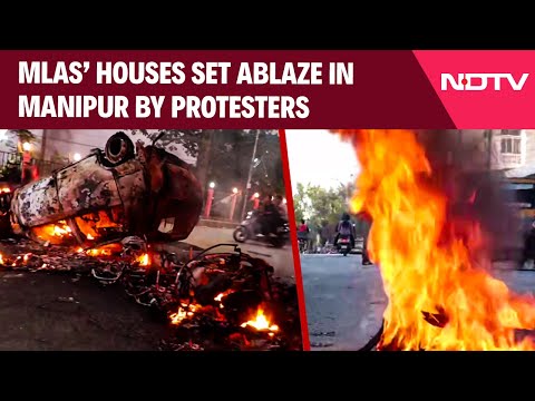 Manipur Violence | Protesters Attack Houses Of 2 Manipur Ministers, 3 MLAs Over Hostage Deaths