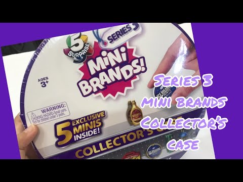 Mini Brands Collector’s Case Series 3 | 5 EXCLUSIVE MINIS