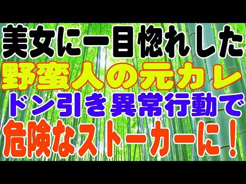 【スカッとする話】美女に一目惚れした元カレ。ドン引き異常行動でストーカーに！