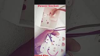 How to Make Install Power Socket ▶️👷| Power Socket Connection #shorts