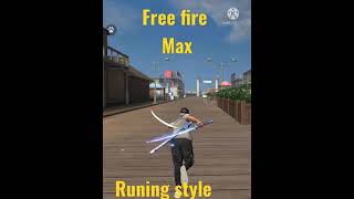 Free fire max runing style//#shorts #ffmax#freefiremaxvideos