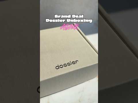 Dossier Perfume | Brand Deal ASMR Unboxing #ugc #branddeal #affiliate