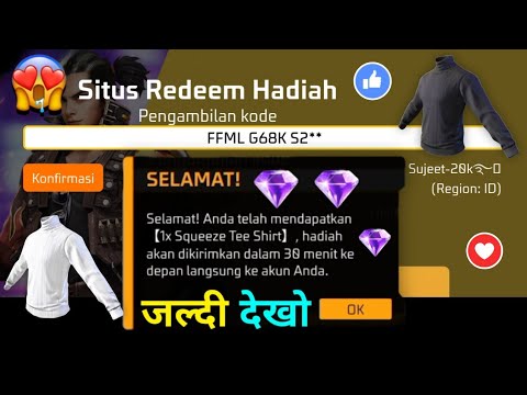 Indonesia Server New Redeem Code Today 😋 || Garena Free Fire